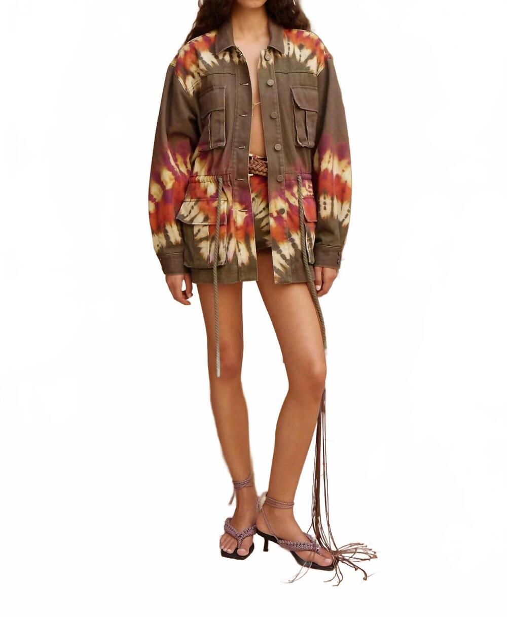 NEW ALEMAIS marilyn denim jacket in multi